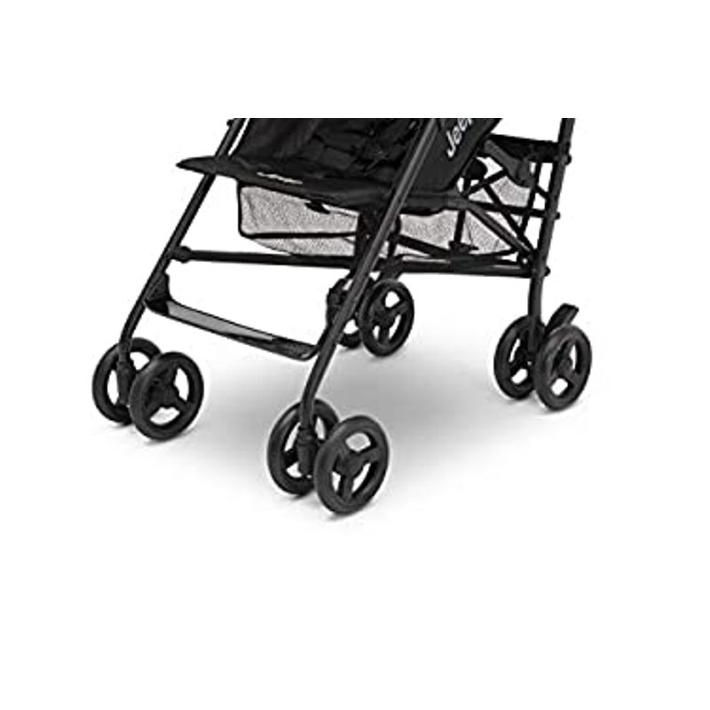 Jeep PowerGlyde Plus Stroller by Delta Children - Lightweight Travel Stroller with Smoothest Ride, Aluminum Frame, 4-Position Recline,...