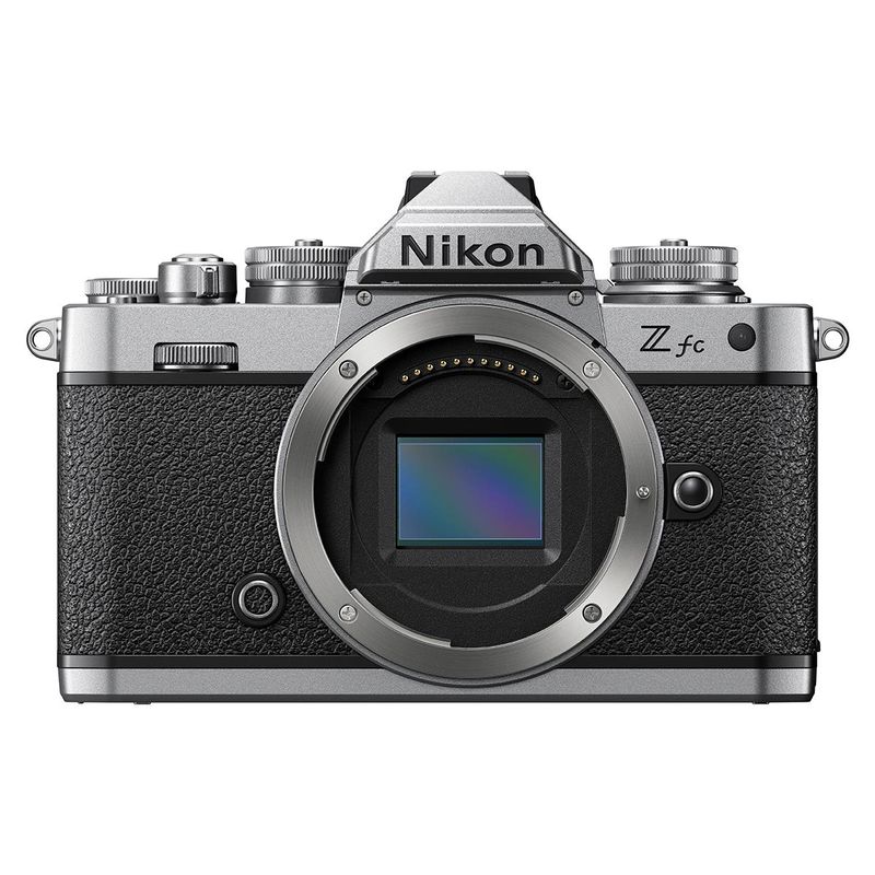 Nikon Z fc DX-Format Mirrorless Camera with NIKKOR Z DX 16-50mm f/3.5-6.3 VR Lens, Silver with FTZ II Mount Adapter