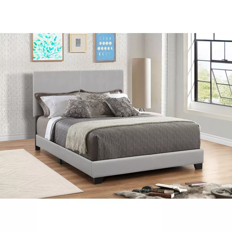 Dorian Upholstered Queen Bed Grey