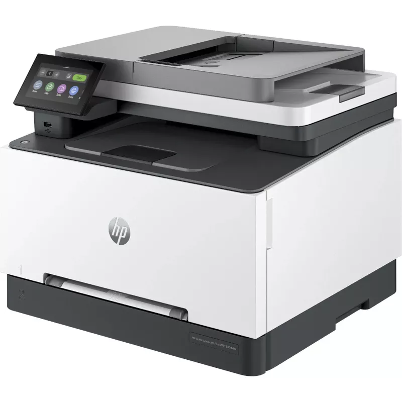 HP - LaserJet Pro MFP 3301fdw Wireless Color All-in-One Laser Printer - White & Slate
