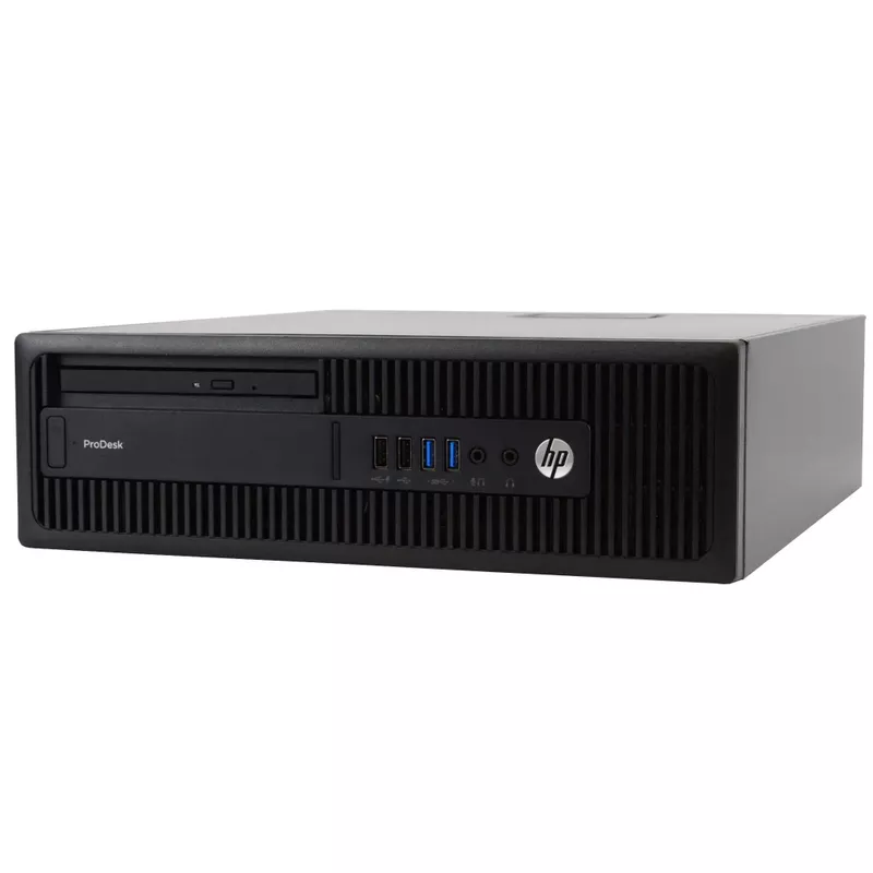 HP ProDesk 600G2 Desktop Computer, 3.2 GHz Intel i5 Quad Core, 16GB DDR4 RAM, 2TB HDD, Windows 10 Professional 64bit, New 24in LCD (Refurbished)