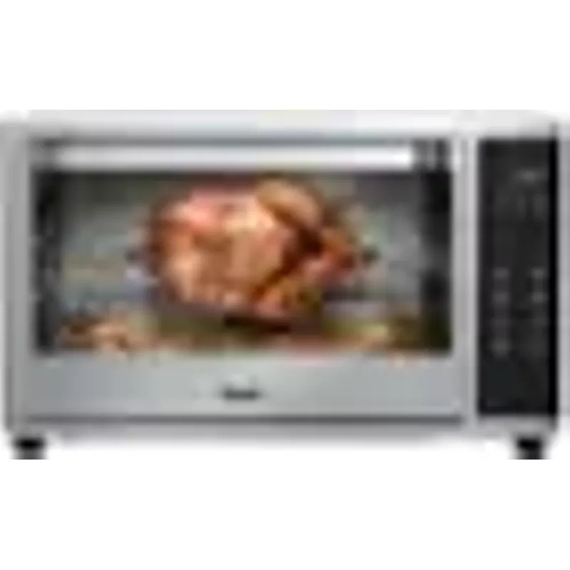 Bella Pro Series - 6-Slice Air Fryer Toaster Oven with Rotisserie - Stainless Steel