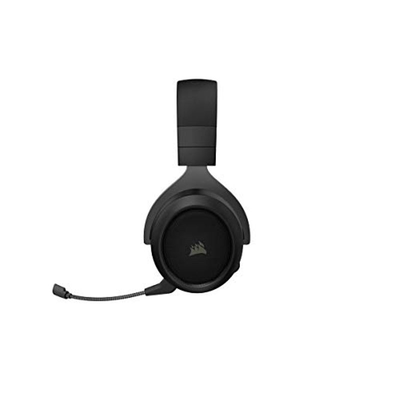 Corsair HS70 Pro Wireless Gaming Headset - 7.1 Surround Sound Headphones for PC - Discord Certified - 50mm Drivers - Carbon