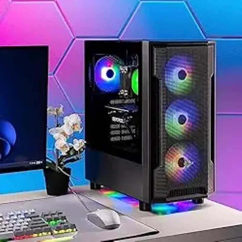 Skytech Shadow Gaming PC, Intel i5 13400F 2.5 GHz, RTX 4060, 2TB NVME Gen3, 32GB DDR5 RAM RGB, 650W Gold PSU, Wi-Fi, Win 11 Home