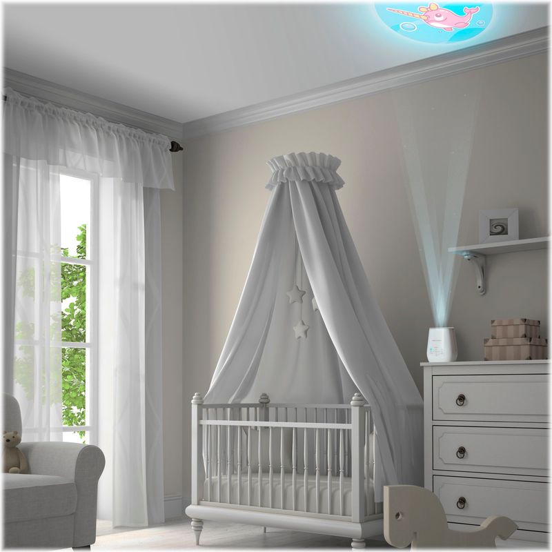 Alt View Zoom 16. Project Nursery - Soothing Projector - White
