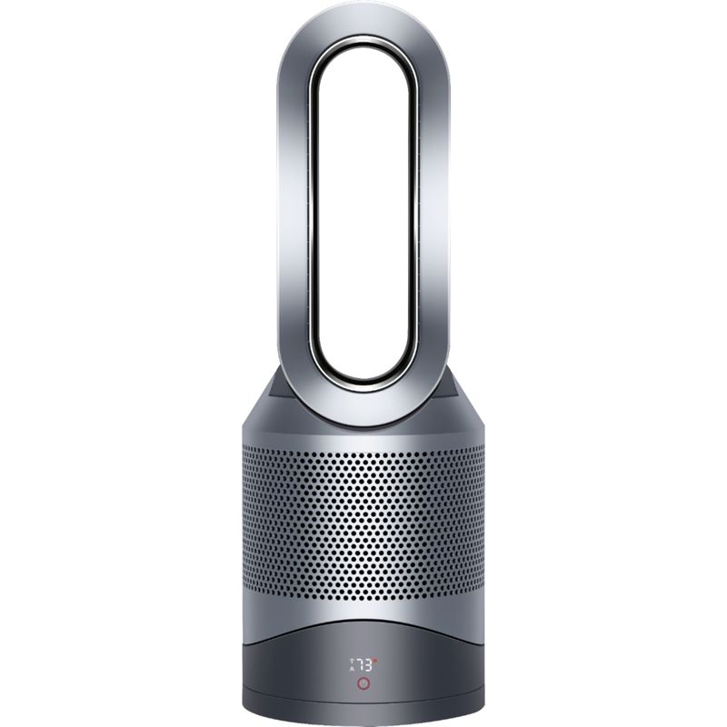 Front Zoom. Dyson - HP01 Pure Hot + Cool Air Purifier, Heater and Fan - Iron/Silver
