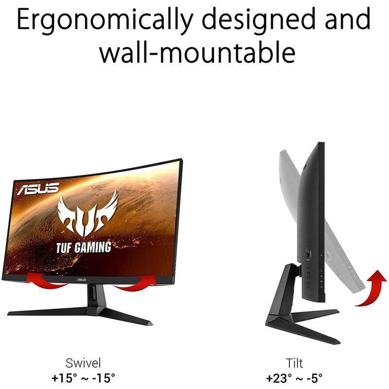 ASUS TUF VG27WQ1B 27" 16:9 QHD 165Hz VA LCD Gaming Monitor with FreeSync & Built-In Speakers