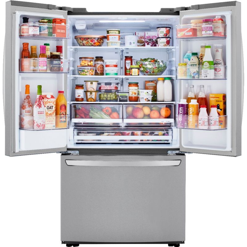 Alt View Zoom 13. LG - 29 Cu. Ft. French Door Smart Refrigerator with Ice Maker and External Water Dispenser - Stainless steel