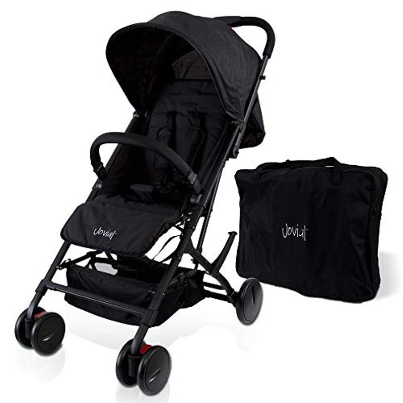 Upgraded Portable Lightweight Travel Stroller - Easy 1 Hand Foldable Compact Stroller, Adjustable Reclining Seat, World's Smallest...
