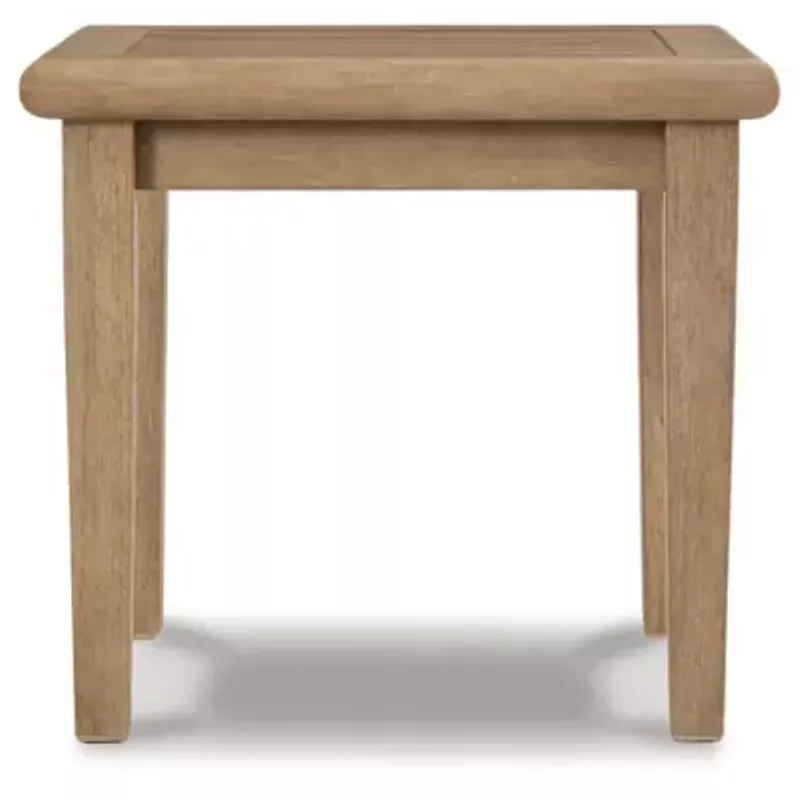 Grayish Brown Gerianne Square End Table