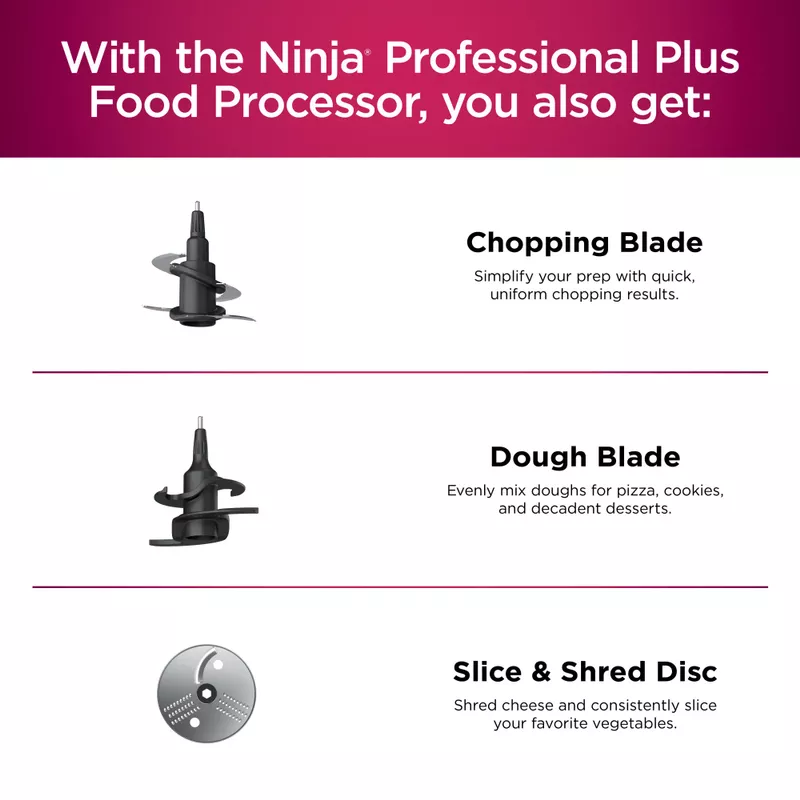 Ninja - Professional Plus Food Processor w/ Auto-iQ