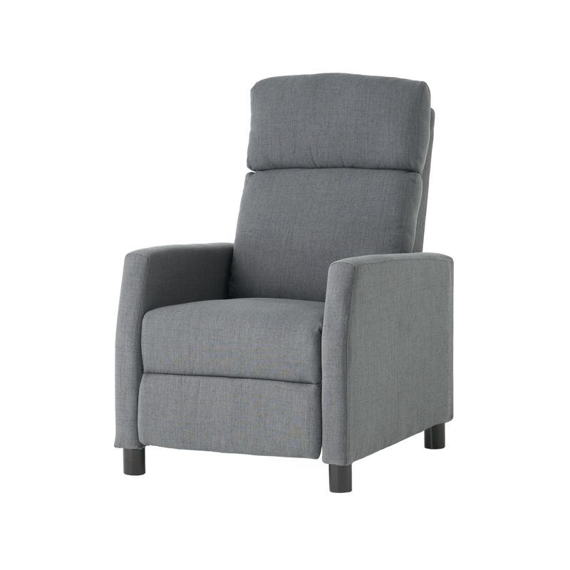 Tabahri Fabric Recliner Club Chair by Christopher Knight Home - Grey