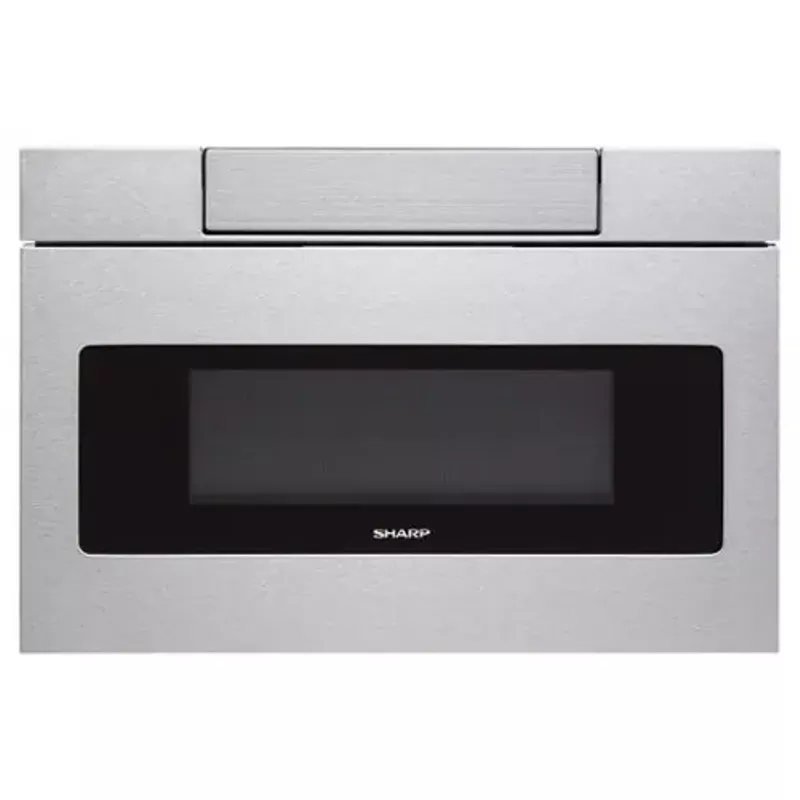 Sharp - 1.2 Cu. Ft. Built-In Microwave Drawer - Stainless Steel
