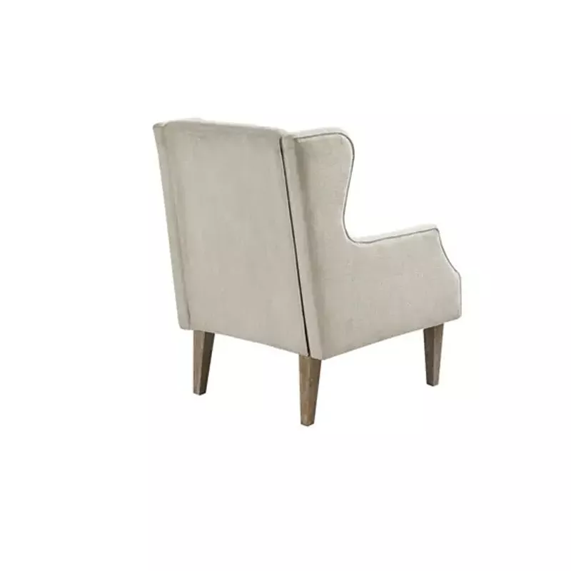 Taupe Malcom Wing Back Accent Chair