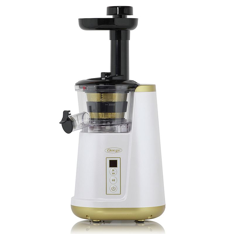 Front Zoom. Omega - Cold Press 365 Vertical Masticating Juicer, White - White