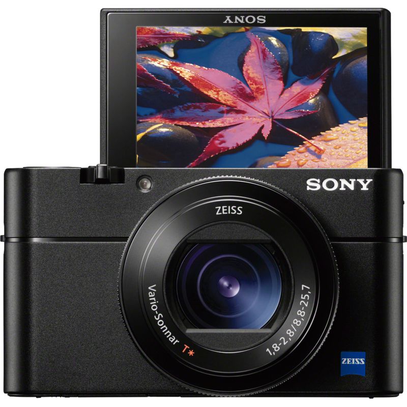 Alt View Zoom 18. Sony - Cyber-shot DSC-RX100 V 20.1-Megapixel Digital Camera - Black