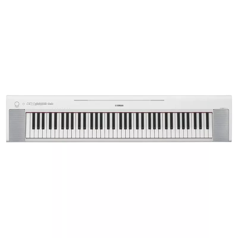 Yamaha NP-35 Piaggero Portable 76-Key Piano-Style Keyboard with AC Adapter - White