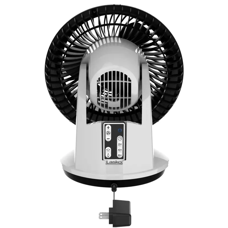 Lasko - Whirlwind Orbital Motion Air Circulator Fan with Timer and Remote Control - White