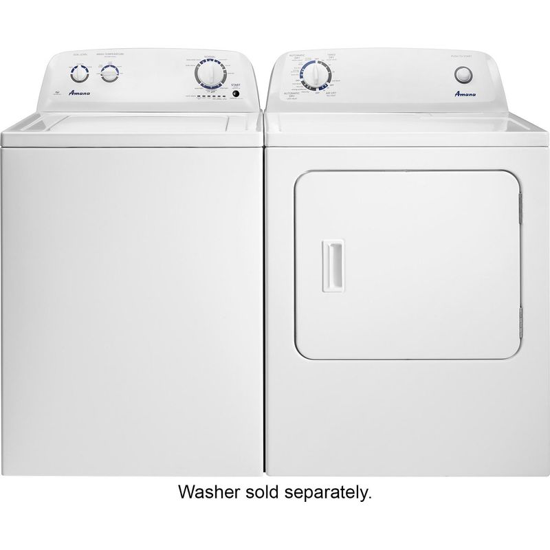Alt View Zoom 13. Amana - 6.5 Cu. Ft. Gas Dryer with Automatic Dryness Control - White