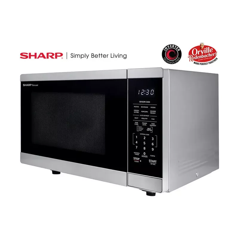 Sharp 1.4 Cu. Ft. Stainless Steel Countertop Microwave