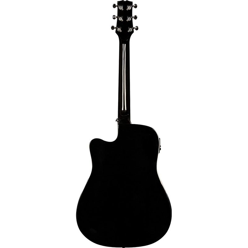 Jasmine JD39CE Cutaway Dreadnought Acoustic Electric Guitar. Black