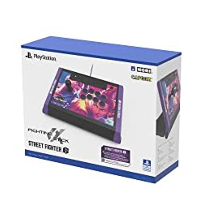 HORI PlayStation 5 Fighting Stick Alpha (Street Fighter 6 Edition) - Tournament Grade Fightstick for PS5, PS4, PC - Officially Licensed...