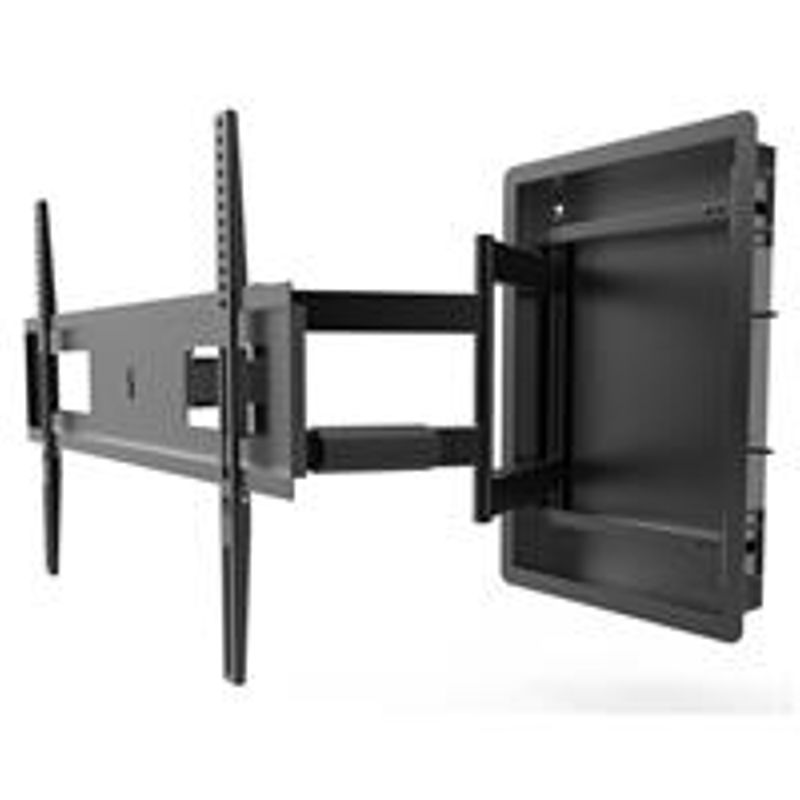 Kanto Recessed Articulating Wall Mount For Flat Panel Tvs 46" - 80"