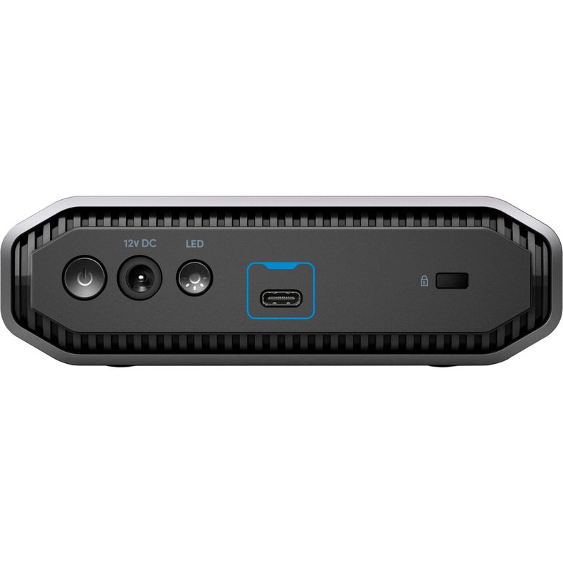 Alt View Zoom 12. SanDisk Professional - G-DRIVE 6TB External USB-C 3.2 Gen2 Hard Drive - Black