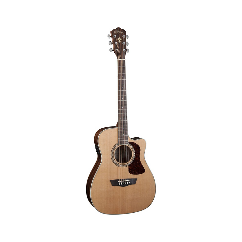 Washburn HF11SCE-O Heritage 10 Series Folk Cutaway Acoustic Electric Guitar