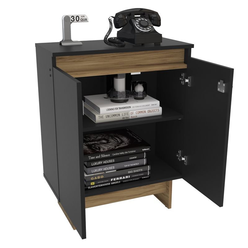 Boahaus Fingal Storage Cabinet - N/A - Painted - Black