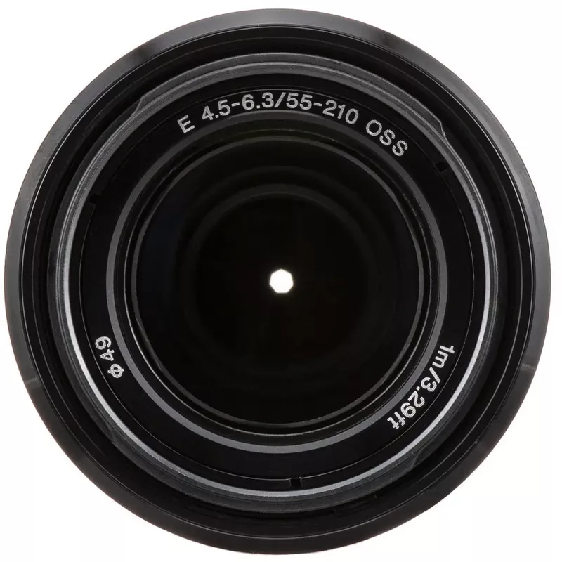Sony - 55-210mm f/4.5-6.3 Telephoto Lens for Most Alpha E-Mount Cameras - Black