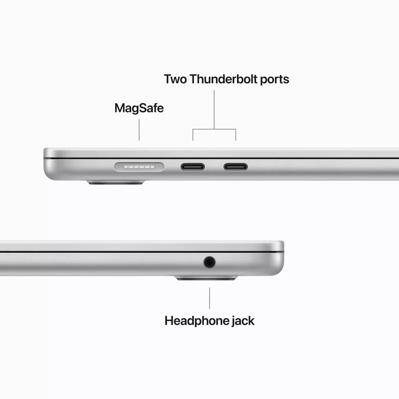 Apple - MacBook Air 15" Laptop - M2 chip - 8GB Memory - 256GB SSD (Latest Model) - Silver
