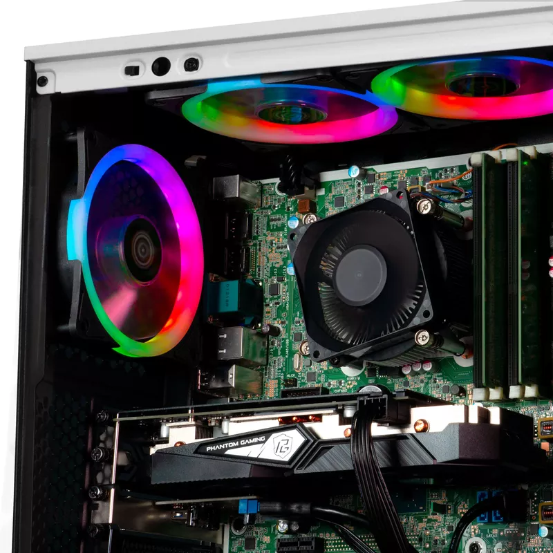 Periphio Ecto Prebuilt Gaming PC - Radeon RX 560 (4GB) Graphics, Intel Core i5-6500 (3.6GHz Turbo), 1TB Solid State SSD, 16GB DDR4 RAM, Windows 10, WiFi + BT (Refurbished)