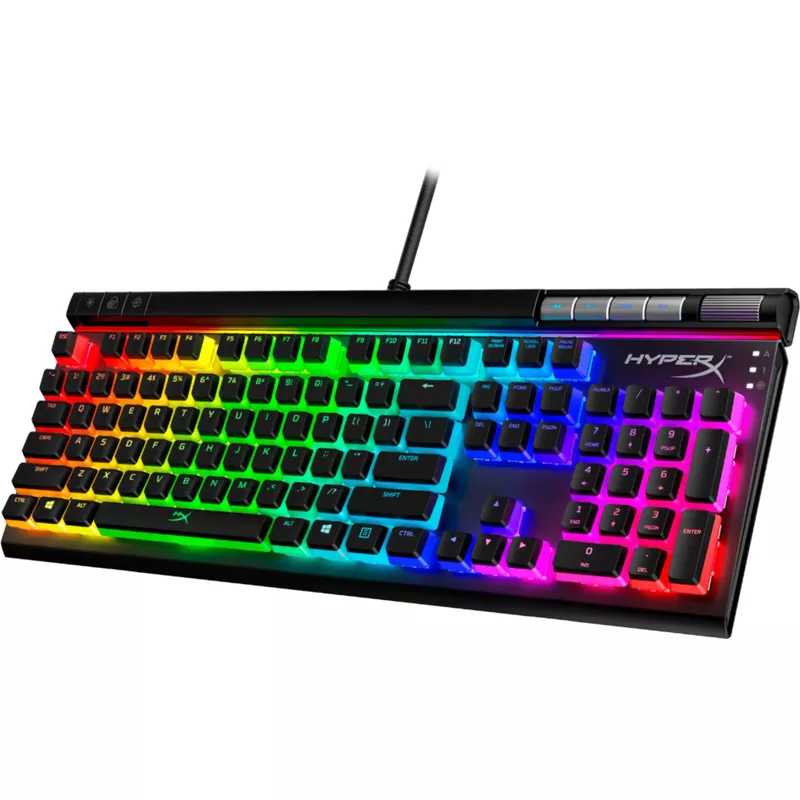 HyperX - Alloy Elite 2 Full-size Wired Mechanical Gaming Keyboard with RGB Back Lighting - Black