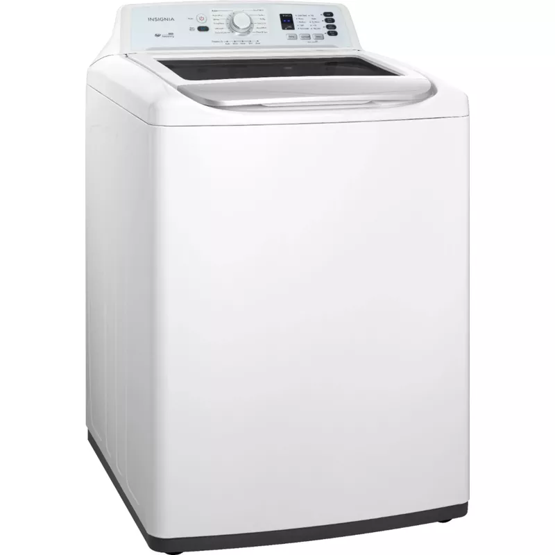 Insignia™ - 4.1 Cu. Ft. High Efficiency Top Load Washer - White