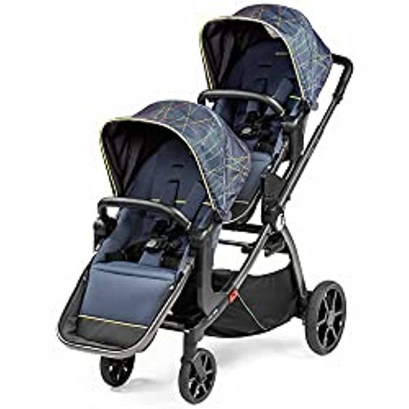 Peg Perego Ypsi – Compact Single to Double Stroller – Compatible with All Primo Viaggio 4-35 Infant Car Seats & Ypsi Bassinets - Made...