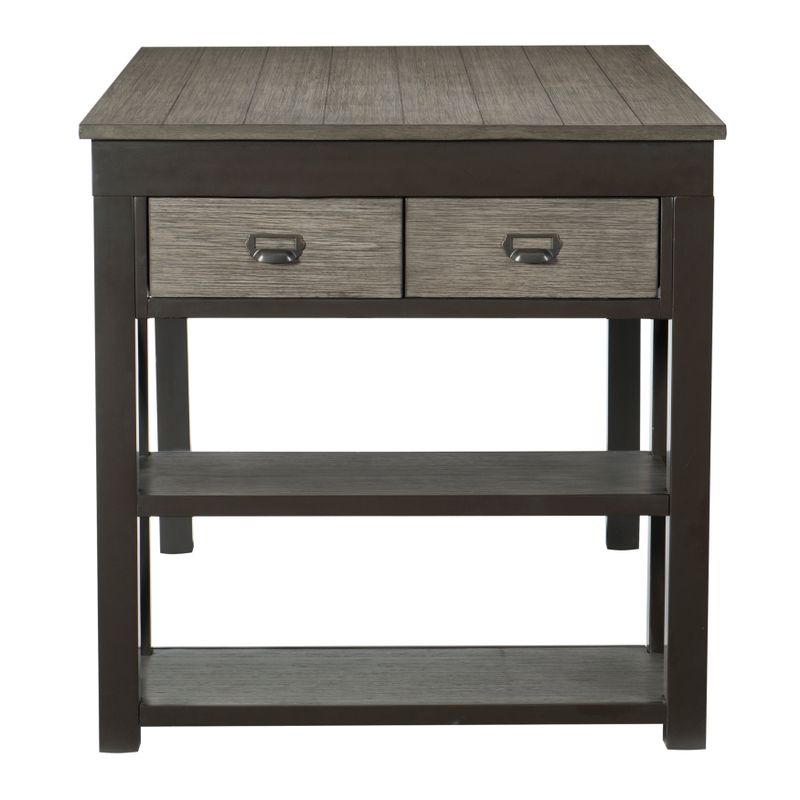 Pecos Dining Table, Counter Height - Grey
