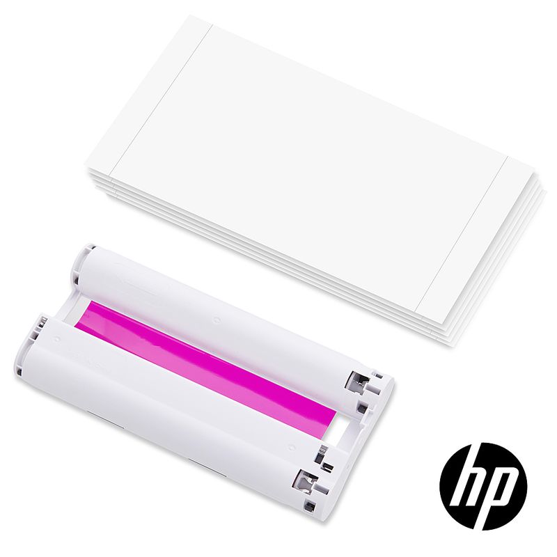 Alt View Zoom 13. HP - Sprocket Studio Plus Semi-Gloss photo paper 4x6 108 Sheets and 2 Cartridges - White