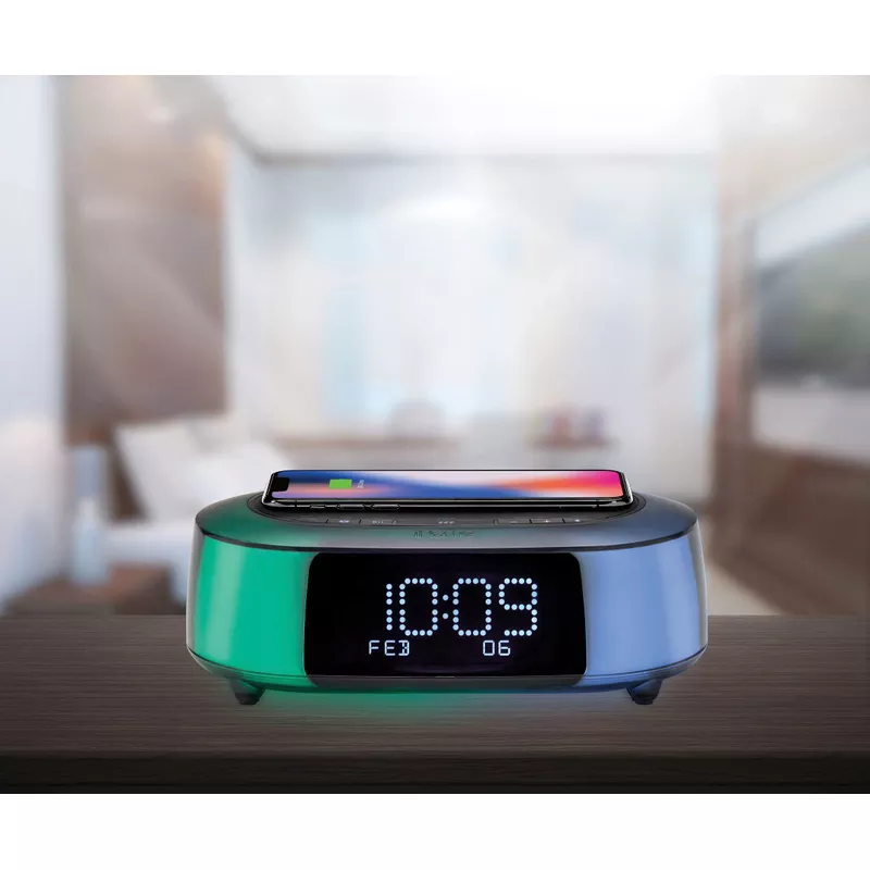 Rent to own iHome TimeBoost Glow Color Changing Bluetooth Alarm