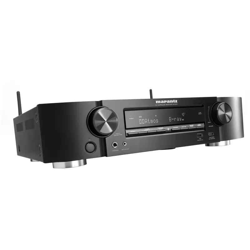 Marantz - NR1510 NR 5.2-Ch. Bluetooth Capable With HEOS 4K Ultra HD HDR Compatible A/V Home Theater Receiver - Black