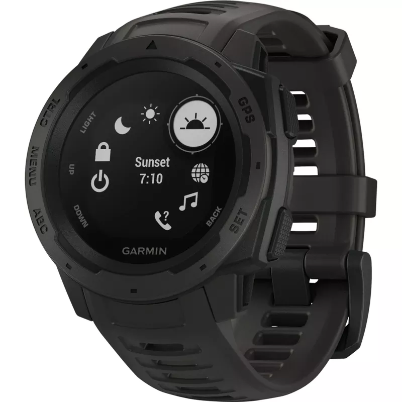 Garmin - Instinct GPS Smartwatch 45mm Fiber-Reinforced Polymer - Graphite