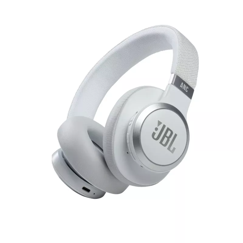 JBL Live 660NC Wireless Over-Ear Noise Cancelling Headphones White