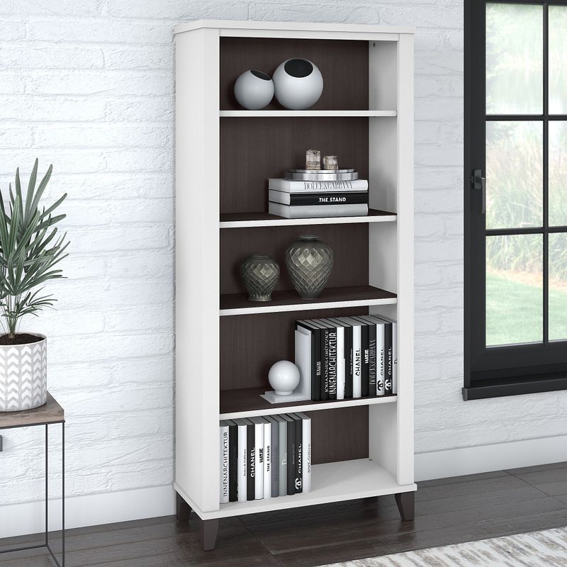5-shelf Bookcase - Storm Gray
