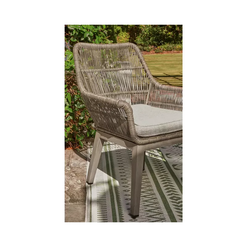 Beach Front Arm Chair with Cushion (Set of 2)