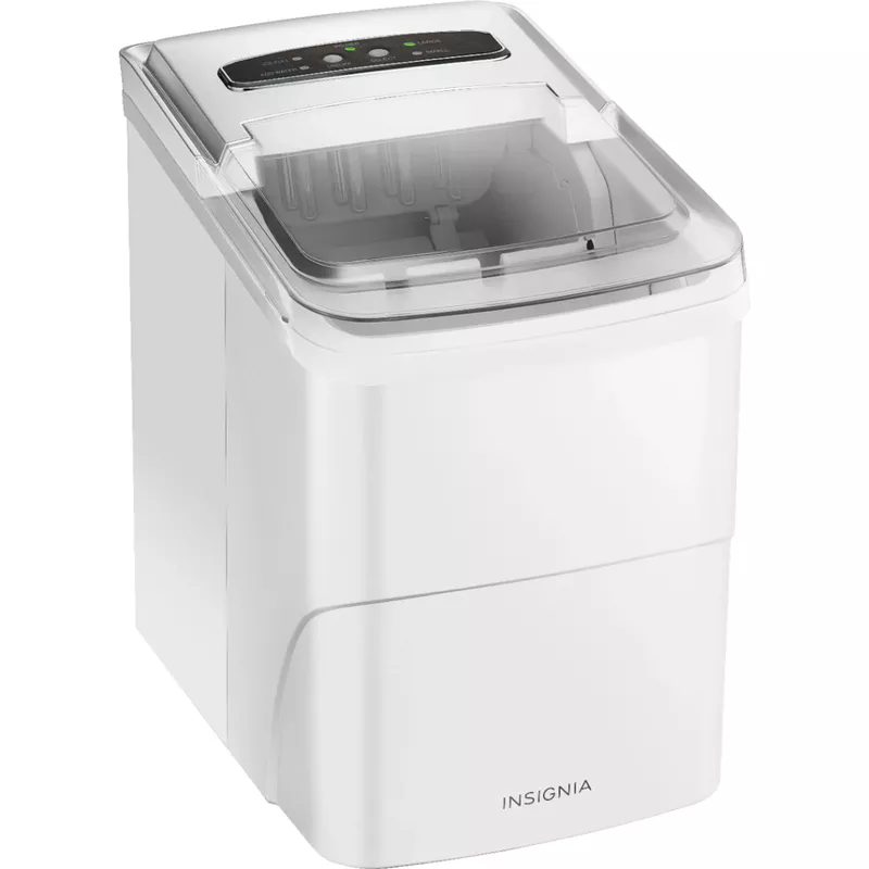 Insignia™ - Portable Ice Maker with Auto Shut-Off - White