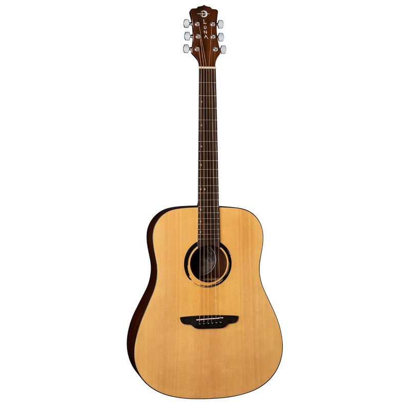 Luna WABI SABI Dreadnought Acoustic Guitar. Solid Top