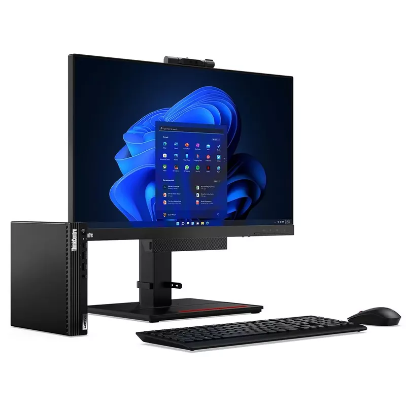 Lenovo - ThinkCentre M70q Gen 4 Desktop - Intel Core i5 - 8GB Memory - 256GB SSD - Black