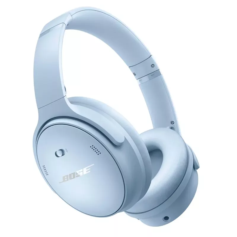 Bose QuietComfort Wireless Noise Cancelling Over-Ear Headphones, Moonstone Blue With Power Bank
