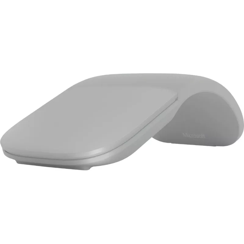 Microsoft - Arc Wireless BlueTrack Ambidextrous Mouse - Light Gray