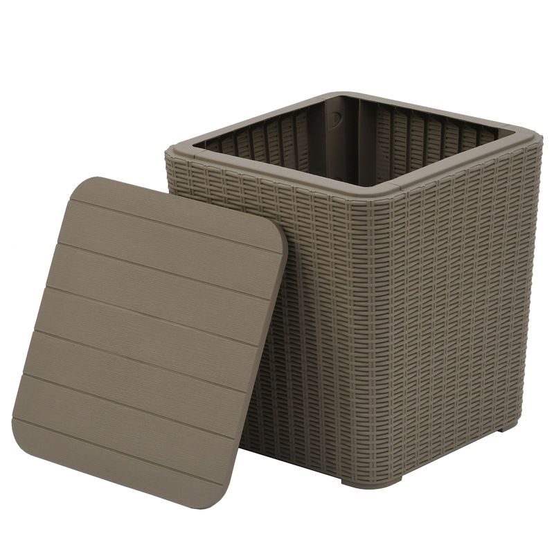 Bracknell Collection 3-Piece All-Weather Chat Set - Gray